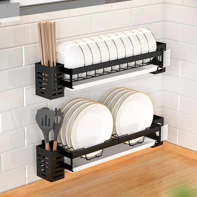 Racks & Holders Modern Simple No-Hole Kitchen Rack Wall