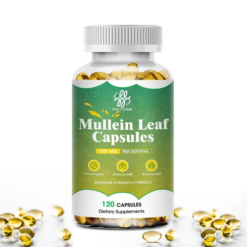 Mullein Leaf Capsule Clean the Lung Protecting the Respiratory System