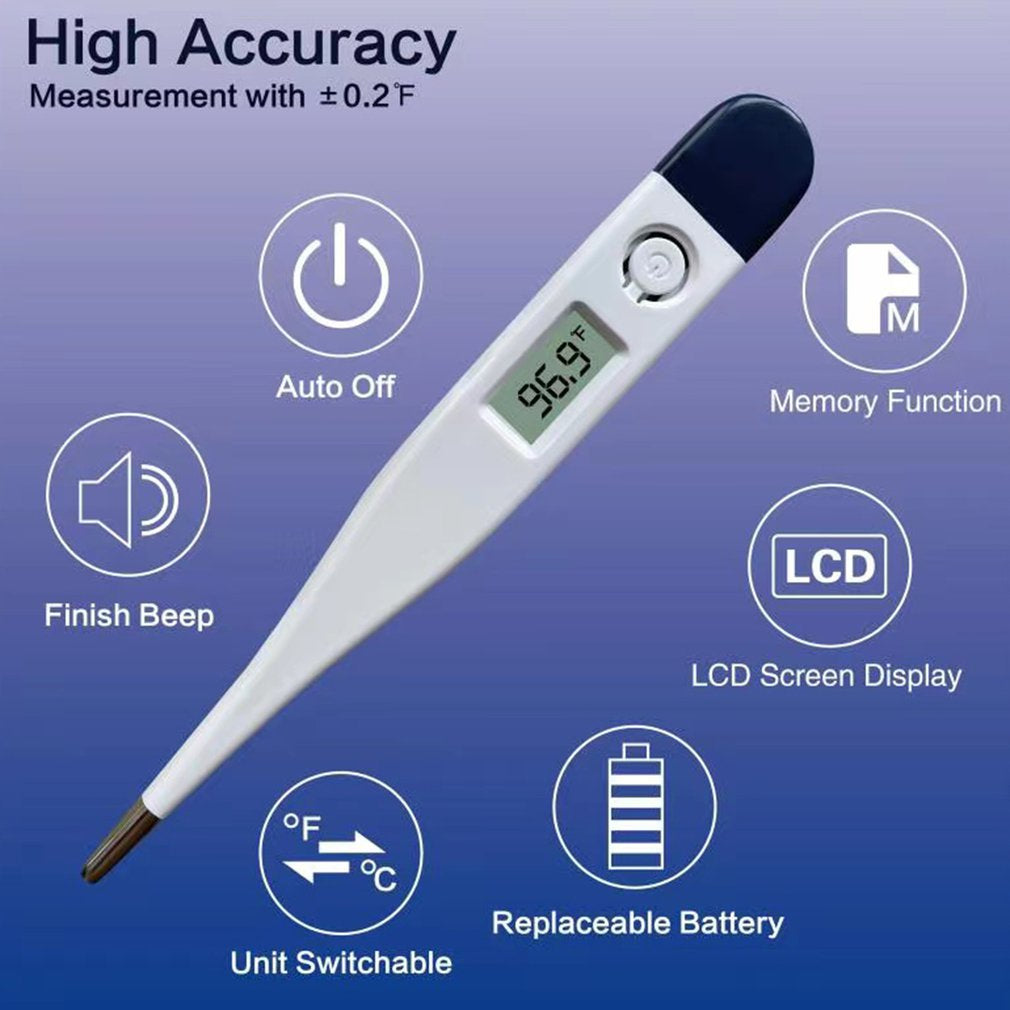 Digital Fast Fever Thermometer in Emergency Health Care