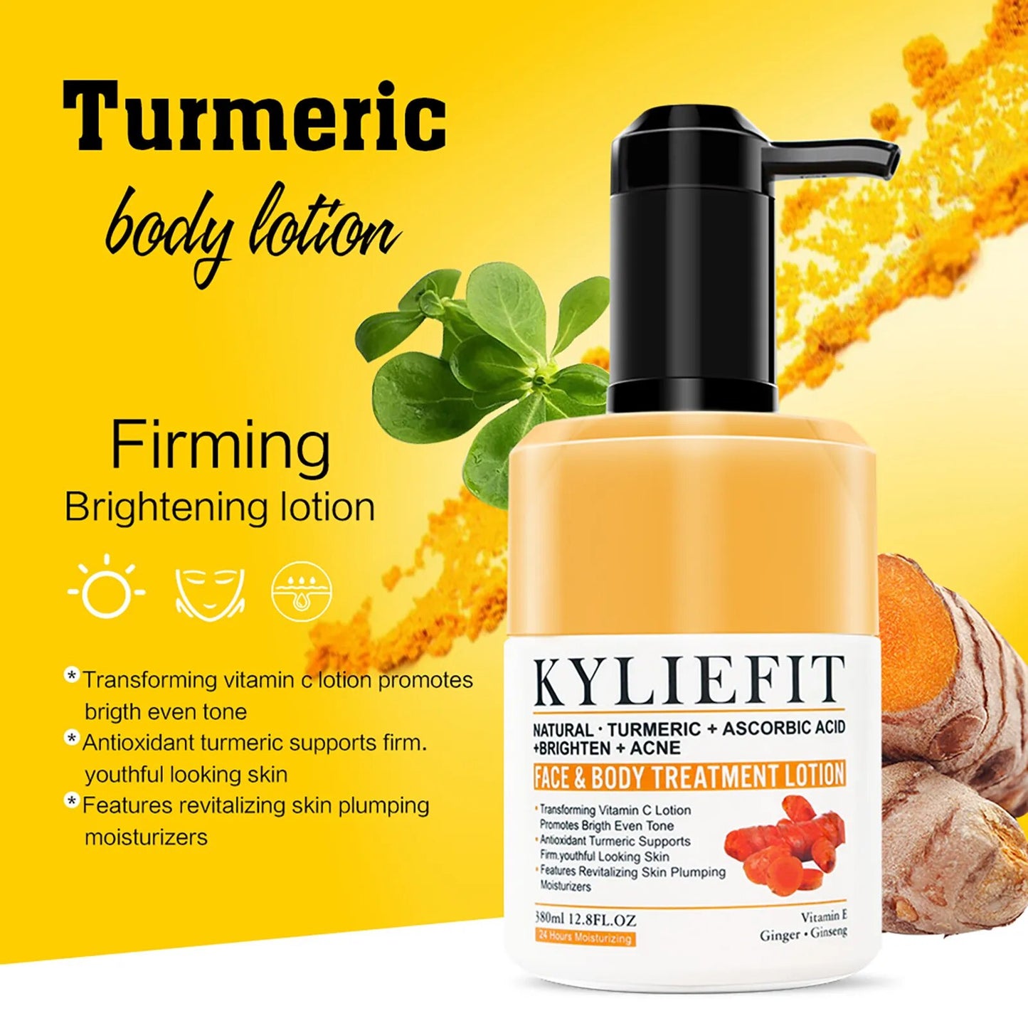 KYLIEFIT Organic Turmeric Brighten Support Cream