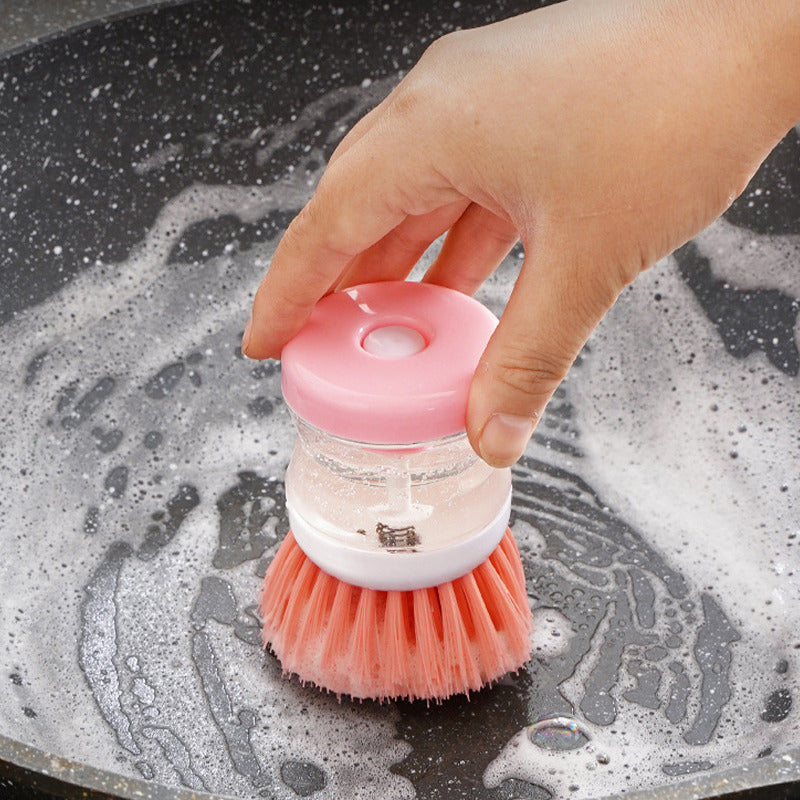 Kitchen Wash Pot Dish  Washing Utensils Brush with Washing Up Liquid Soap