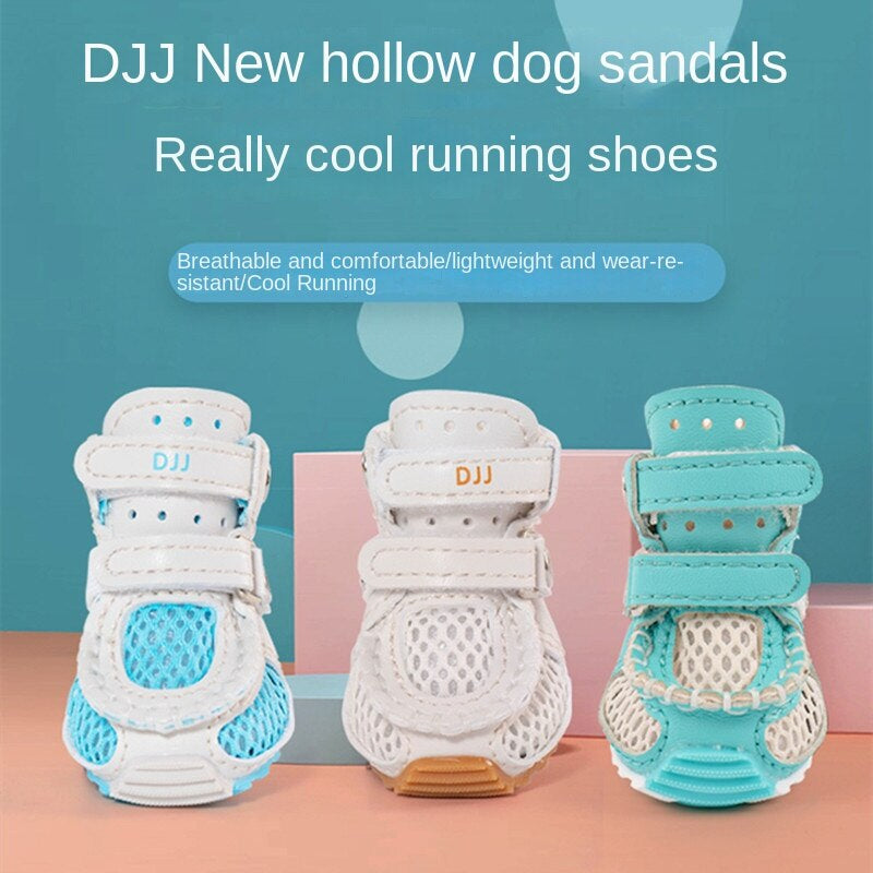 Spring/summer Shoes Permeable Mesh Dog Sandals