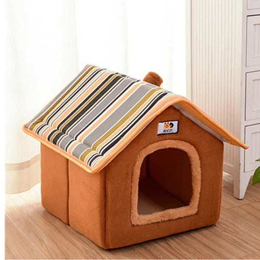 Pet Puppy Winter Summer Foldable Cat Bed