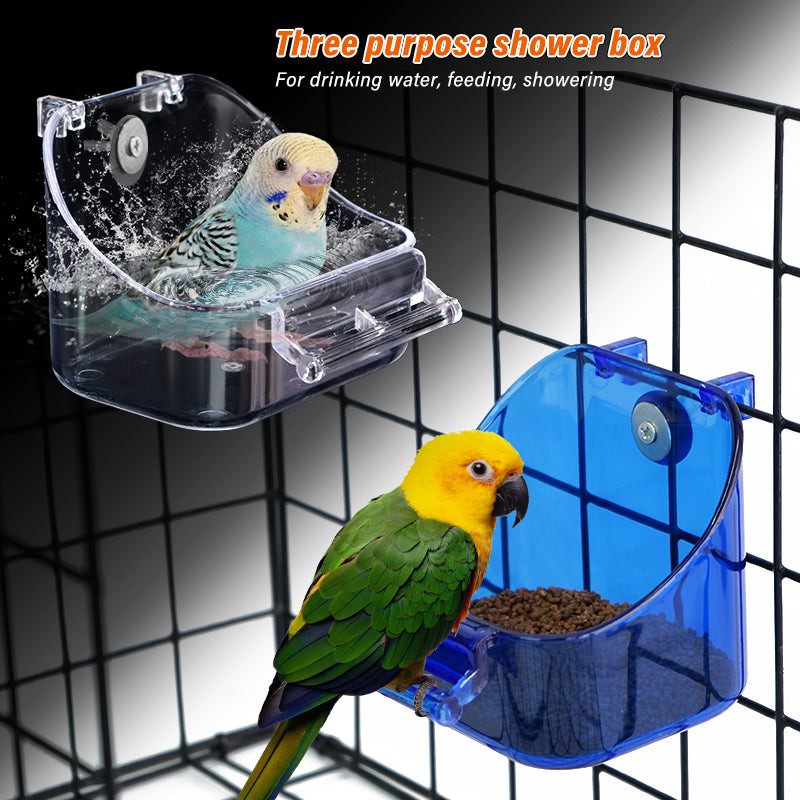 Bird Parrot Food Tray for Small Birds