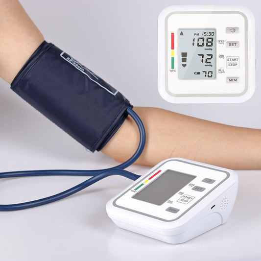 Automatic LCD Screen Phygmomanometer for Blood Pressure Monitor at home