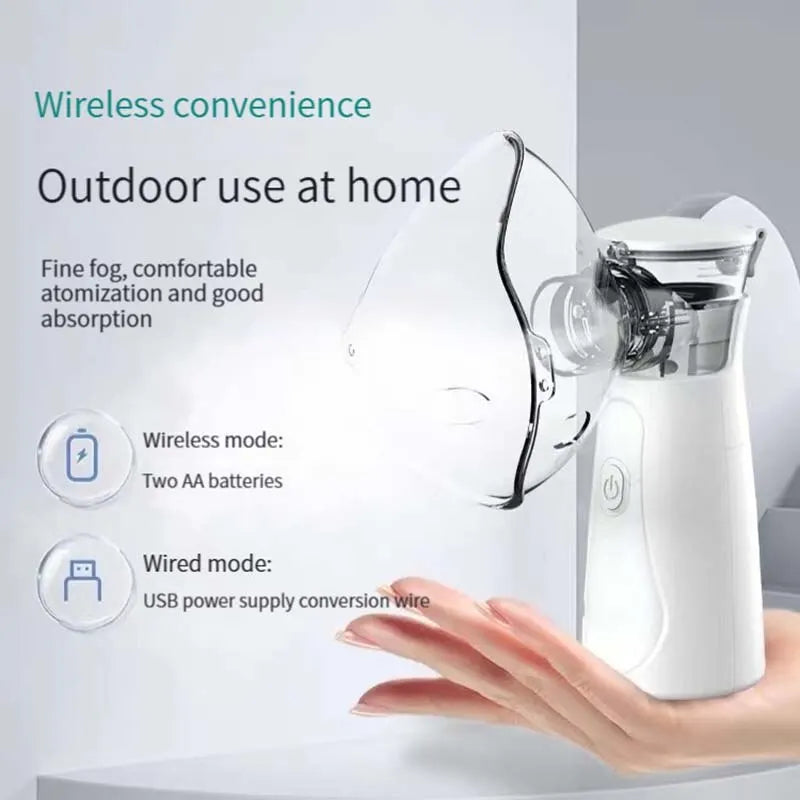 Ultrasonic Micro Mesh Handheld Nebulizer