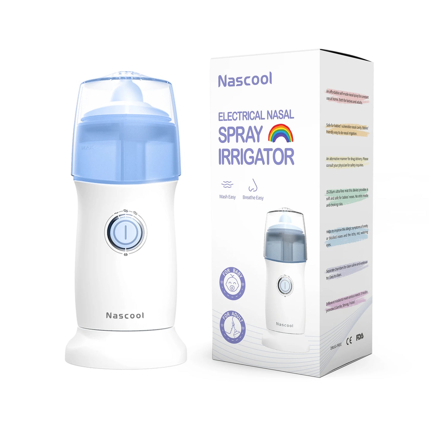 Baby Soft Safe Nose Washer Electric Nasal Spray