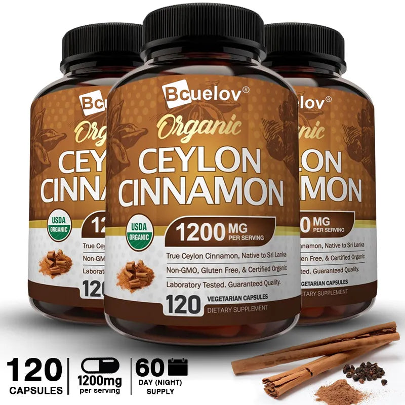 Natural Ceylon Cinnamon & Glucose Metabolism Capsules