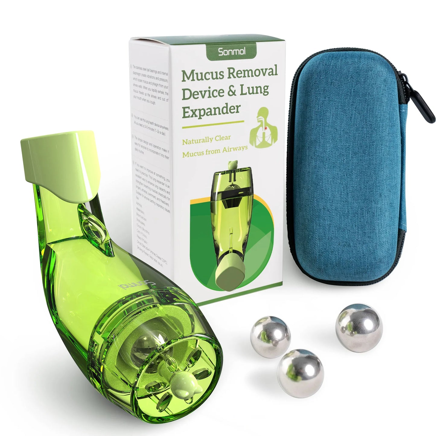 Drug-Free OPEP Therapy Phlegm Mucus Removal Device