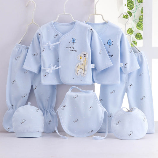 7Piece Spring Newborn Baby Stuff Toddler Clothes Cartoon