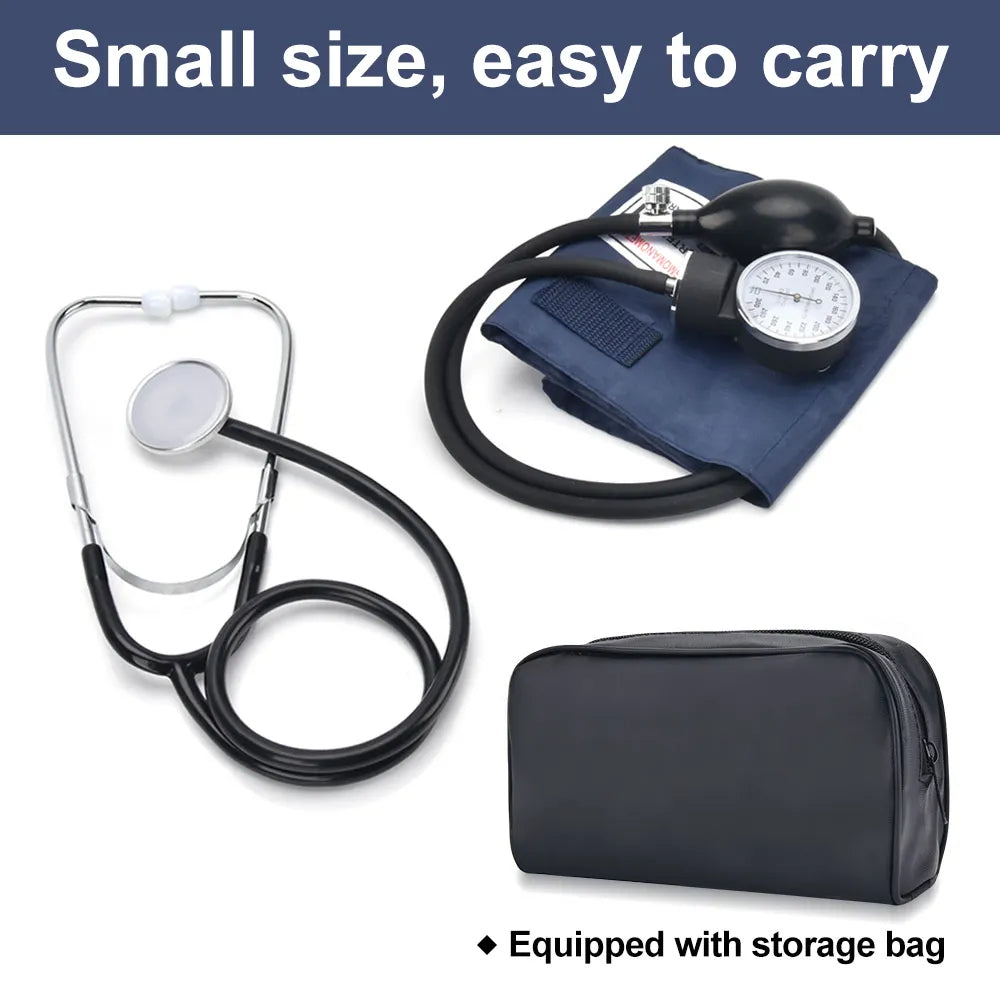 Manual Blood Pressure Monitor BP Upper Arm Sphygmomanometer