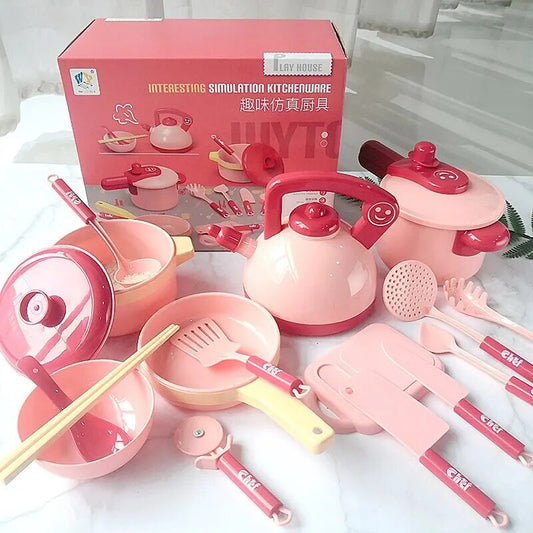 Simulation Cooking Tableware Play House Kitchen Toys