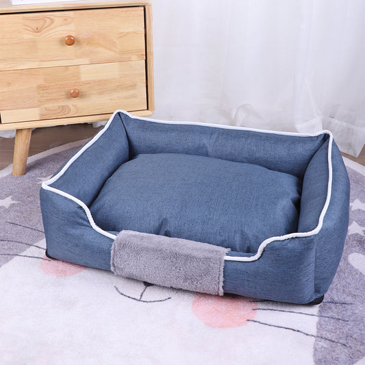 Plush Cushion Fluffy Washable Kennel Warm Beds For Pets