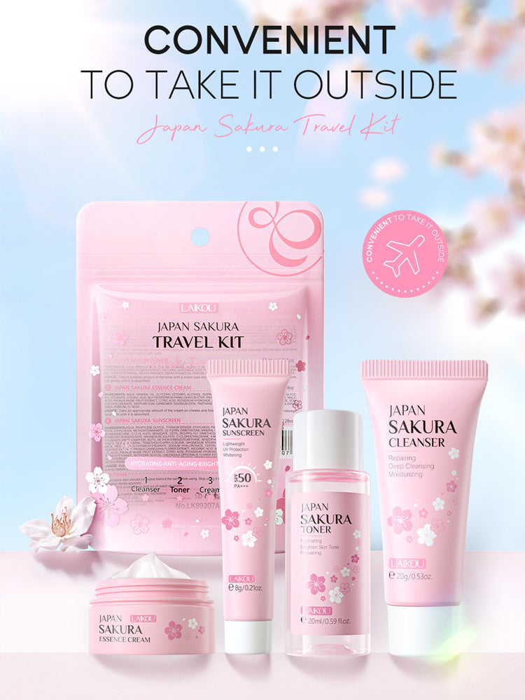 LAIKOU-Sakura Skin Care Sets & Facial Cleanser Face Cream