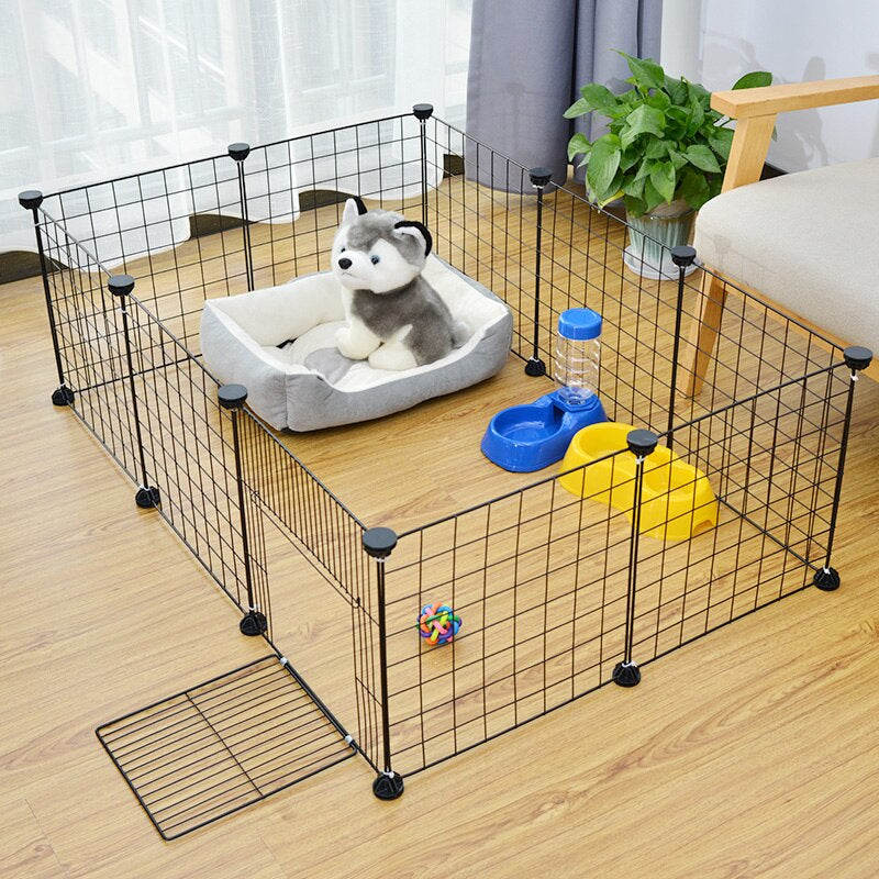 Pet-Gate-Fence Cage For Dog Cat Gate House Security Guard Enclosure