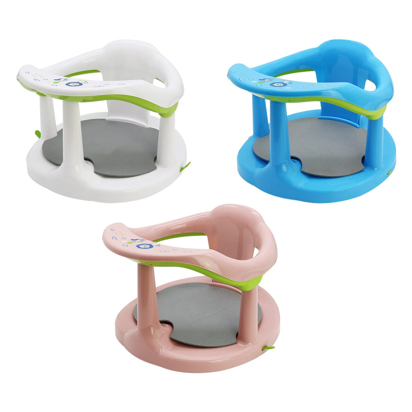 Baby Shower Stool Bath Chair Child With Suction Cup Stable Child