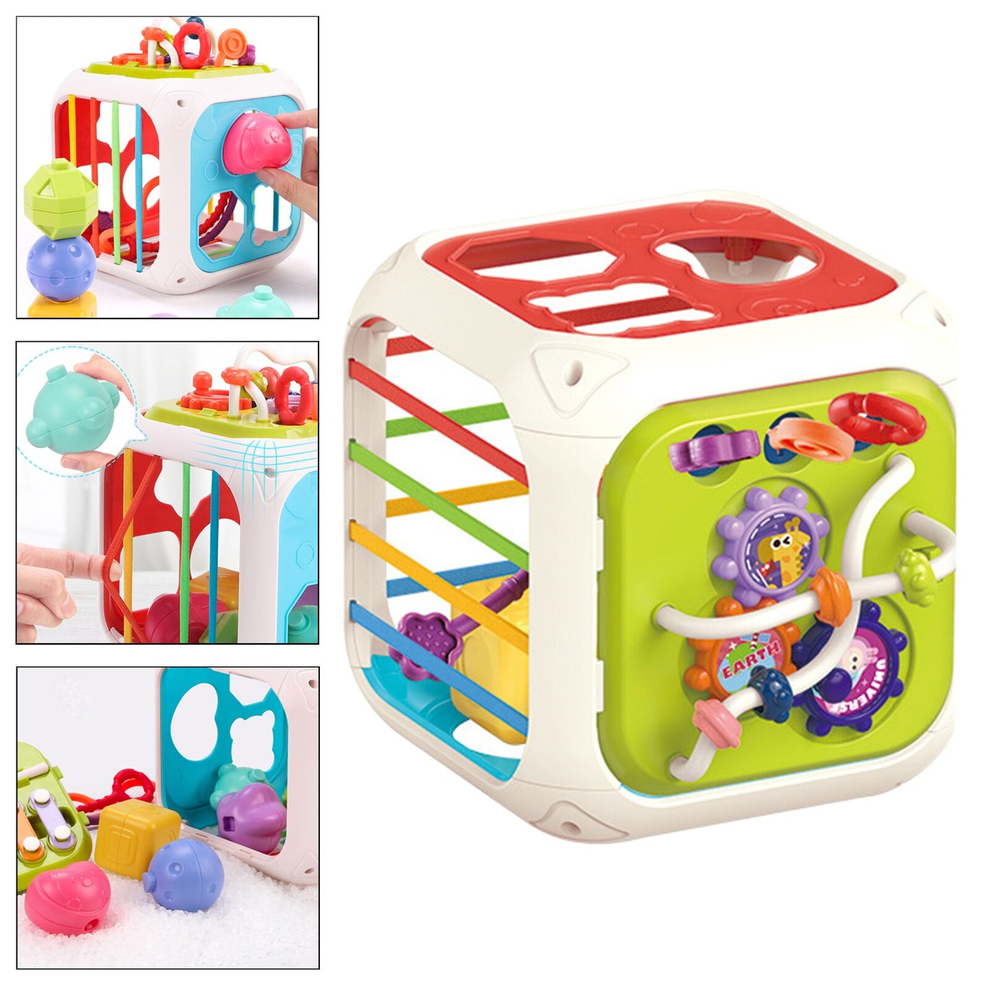 Country Critters Wooden Activity Play Cube By Hape for kids