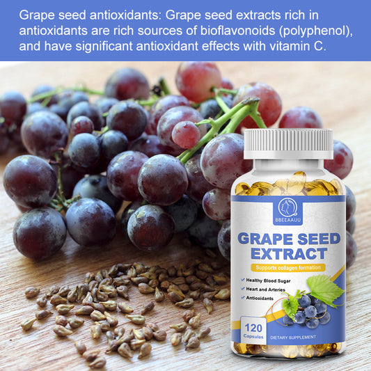 Grape Seed Capsules Powerful Antioxidants for Skin Care