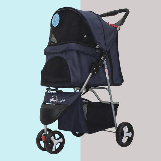 Dog Stroller Pet Light Folding Cart