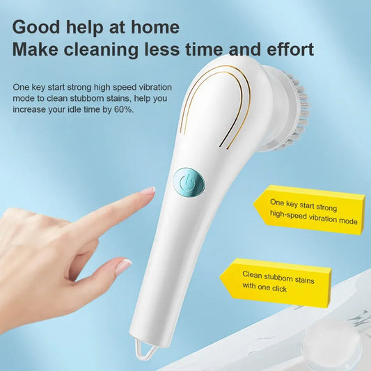 5 in 1 Window Bathroom Bathtub Toilet Kitchen Cleaning Tool