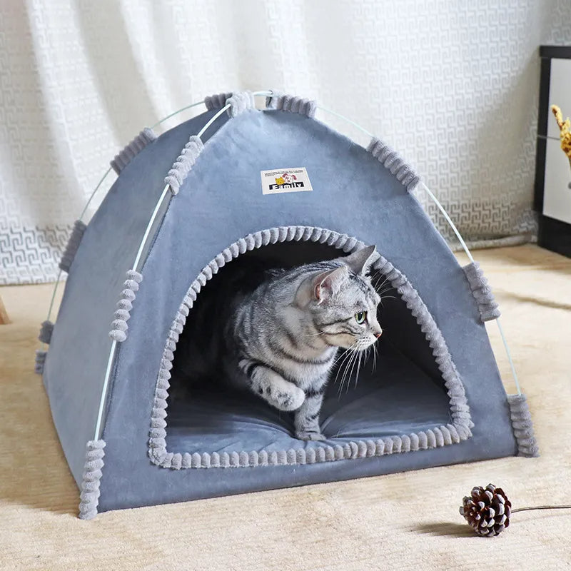 Pet Cat Tent Cave Hut Small Cat Sleep House