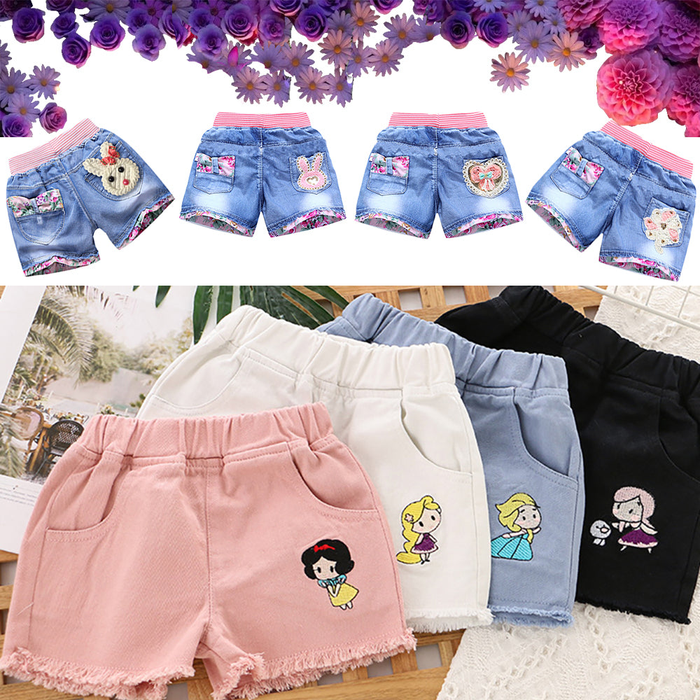 Summer Kids Short Denim jeans For Girls Fashion