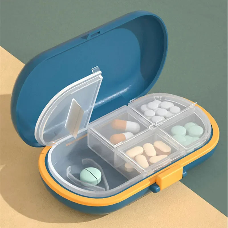 4 In 1 Mini Portable Medicine Storage Pill Box