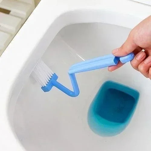 Deep Cleaning Long Handle Curved Toilet Brush