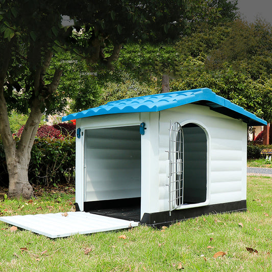 Outdoor plastic kennel washable universal dog houses