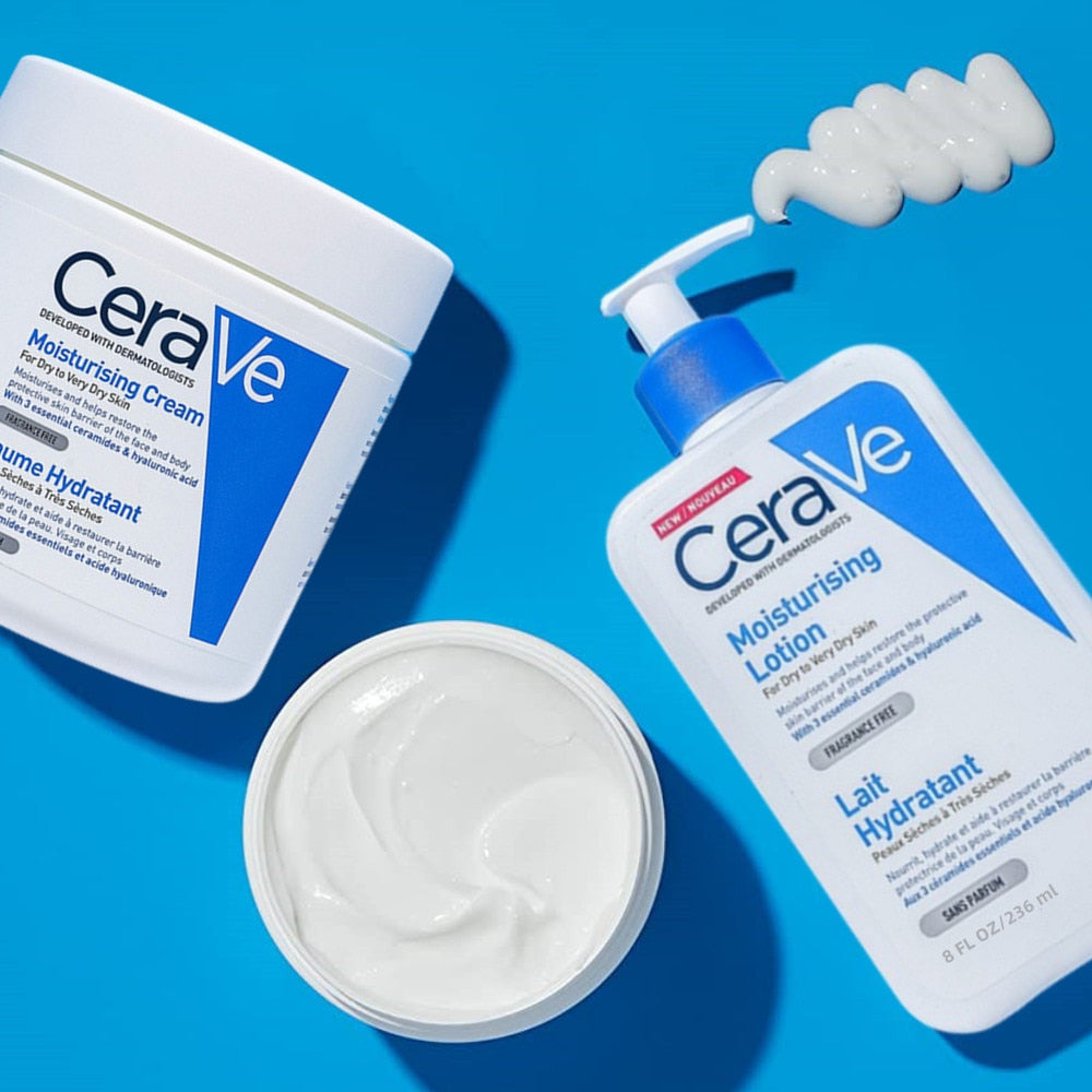 CeraVe Moisturizing Cream Body And Face Moisturizer For Normal To Dry Skin