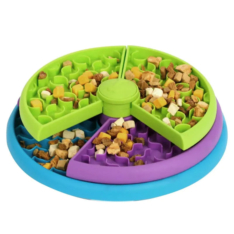 Pet supplies Slow food bowl