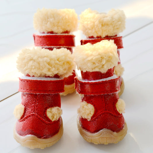 Snow Winter Season Shoes For Dogs