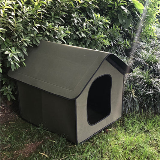 Outdoor Enclosed Warm Dog Kennel House for Pet Supplies