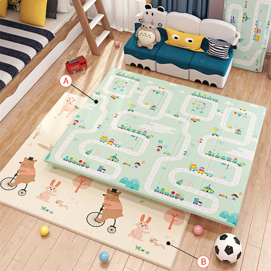 Educational Children Activity Rug Folding Blanket Floor Mat