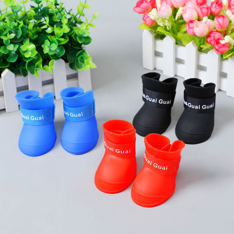 WaterProof Rainshoe Anti-slip Rubber Boot For Pets