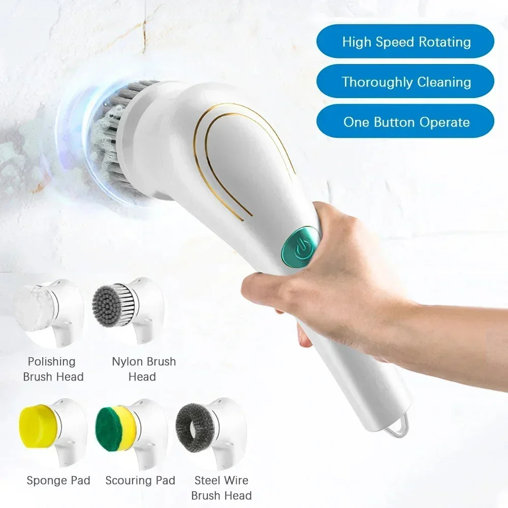 Electric Household Cleaning Brush