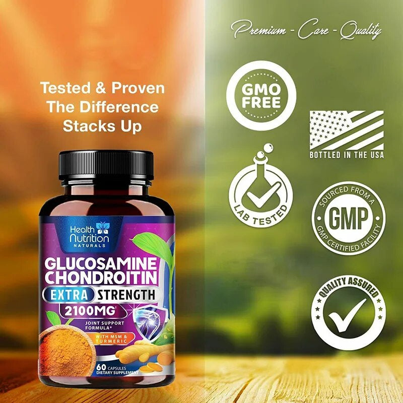 Glucosamine Chondroitin Turmeric MSM Triple Strength Joint Support