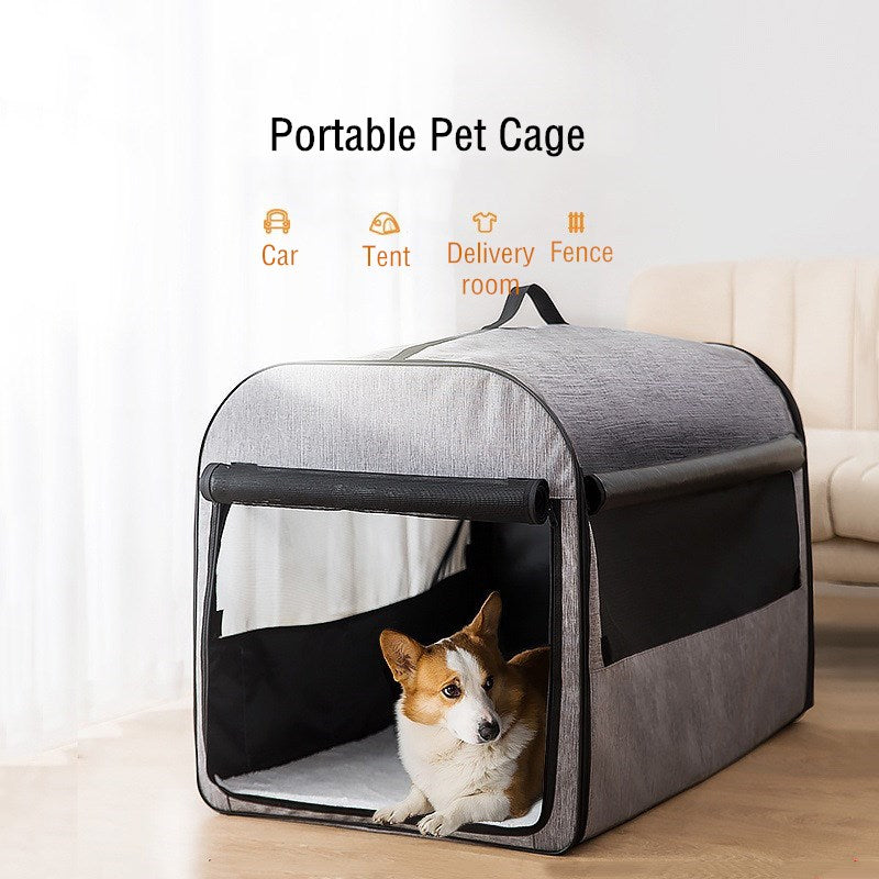 Winter Warm Pet Tent Folding Dog House Pet Car Carrier Bag