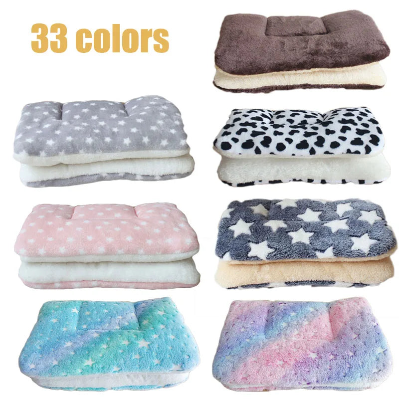 Flannel Pet Cat Bed Thicken Sleeping Mat