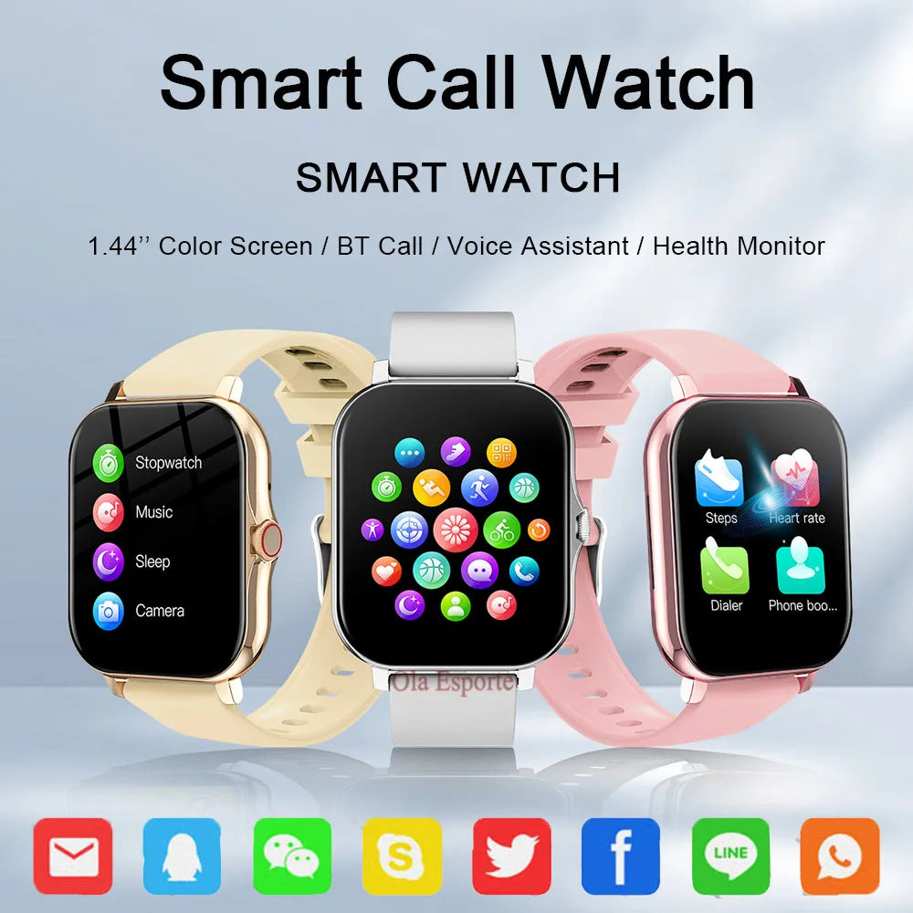 Smart Watch For Men Women Gift 1.44" Screen