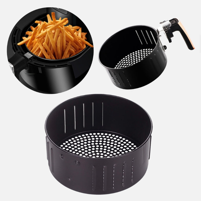 2.6l 3.5l Non-stick Air Fryer Basket Baking Drain Oil Pan