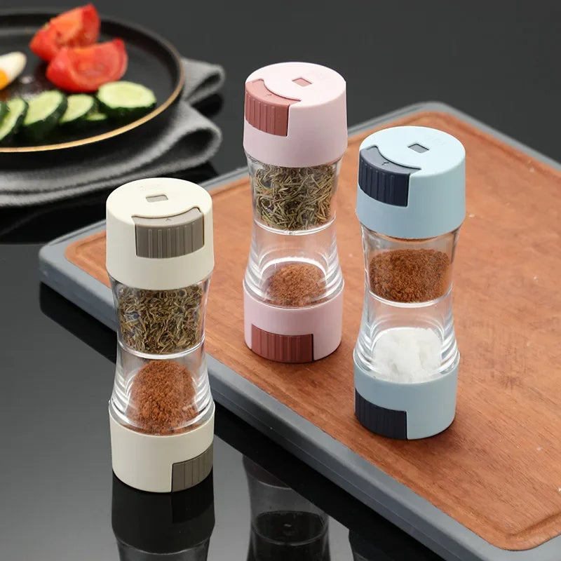 Double-headed Sugar Spice Pepper Seasoning Bottle Quantitative Sprinkle Salt Tool