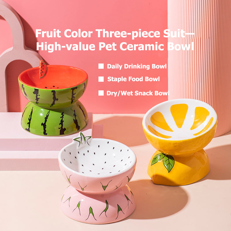 Flower Cat Bowl with different color