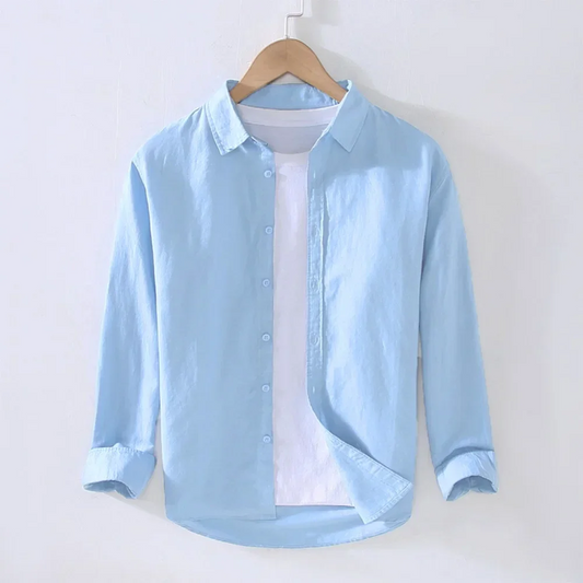 Men's Autumn Cotton Linen Beach Shirt