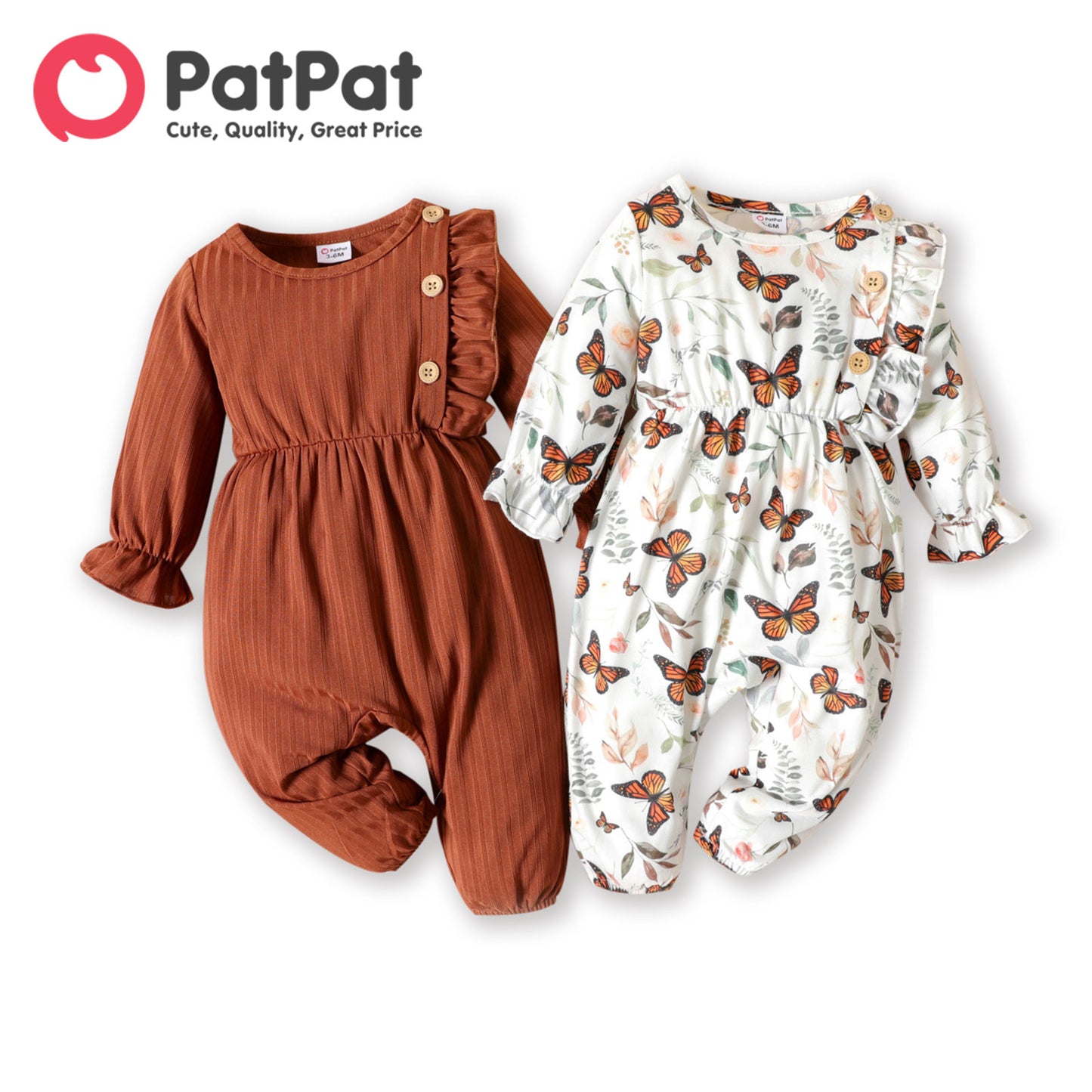 Baby Girl Long-sleeve Jumpsuit