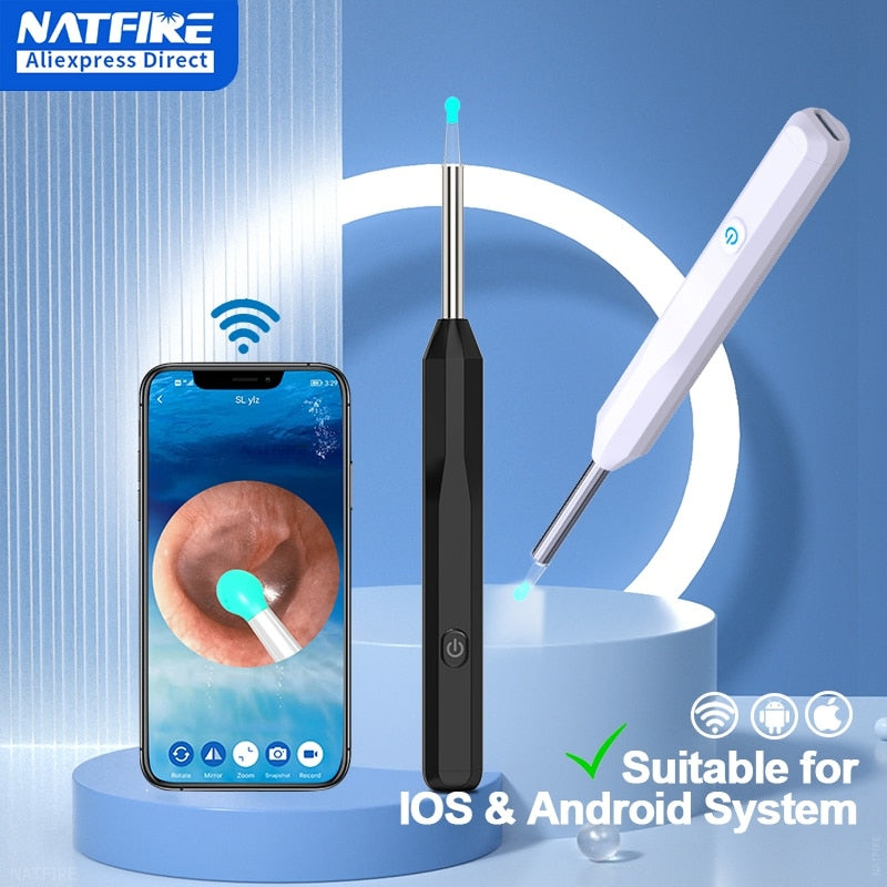 Visual  Ear Sticks Endoscope Mini Camera  Health for Care