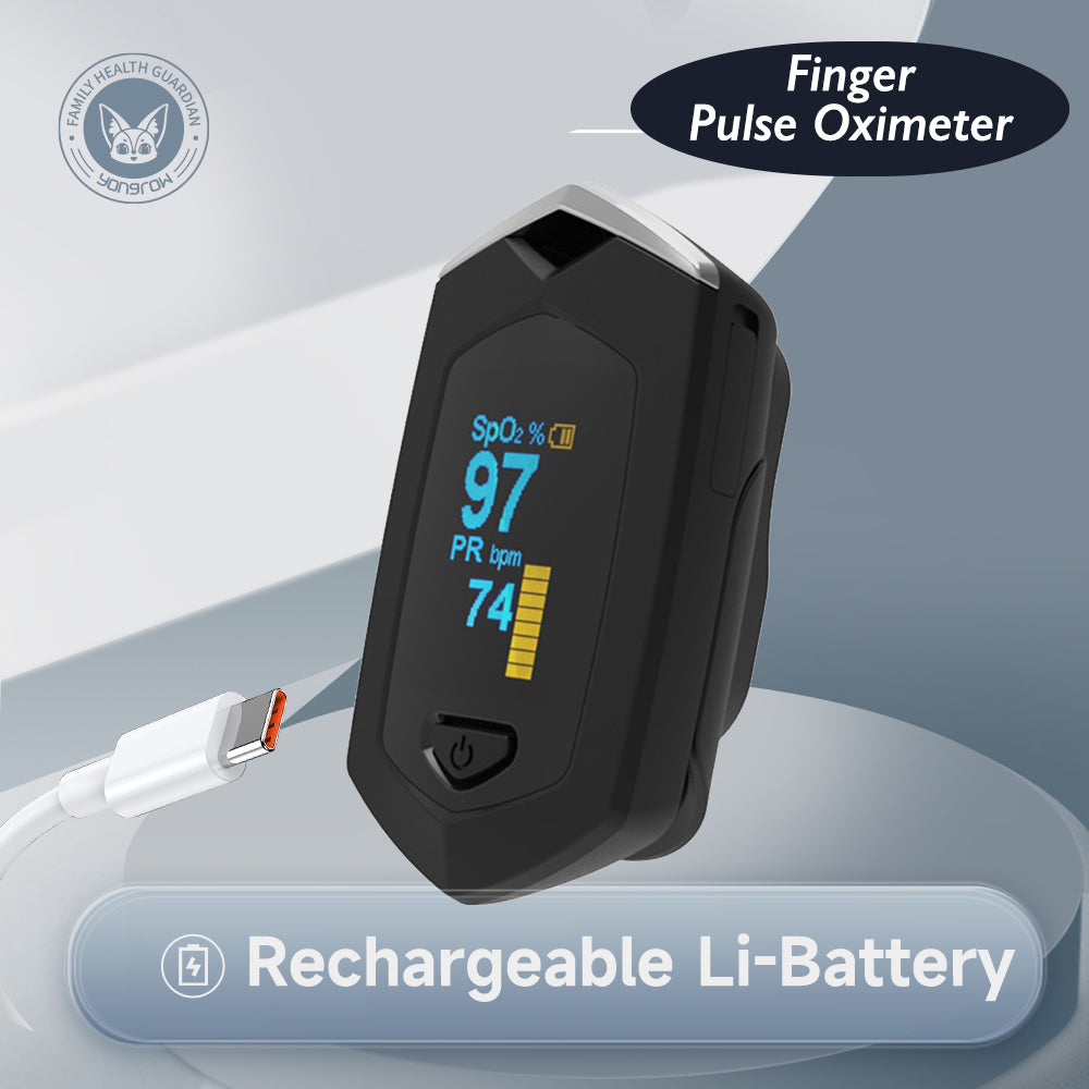 Medical Digital Finger Clip Pulse Oximeter in daily health care