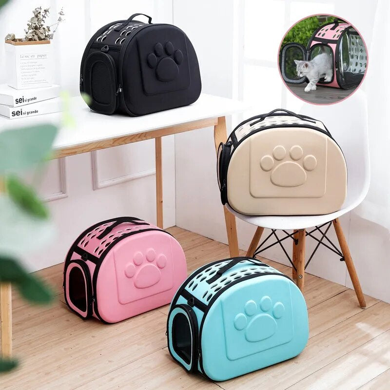 Portable Folding Breathable Travel Outside Pet Bag