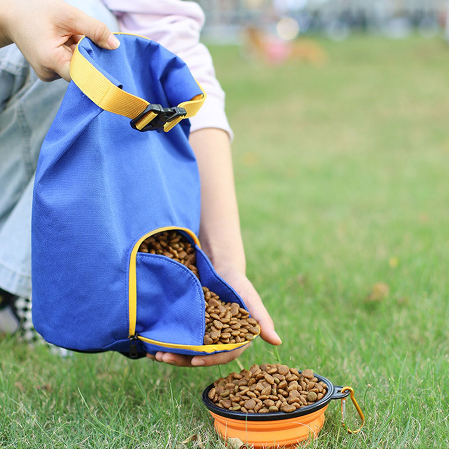 Waterproof Collapsible Pet Food Travel Bag