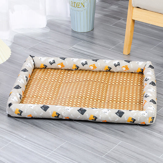 Bamboo Cooling Mat for Dogs and Cats